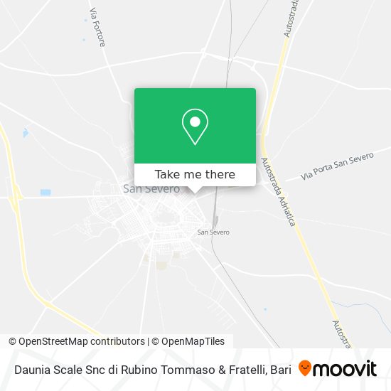 Daunia Scale Snc di Rubino Tommaso & Fratelli map