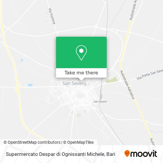 Supermercato Despar di Ognissanti Michele map