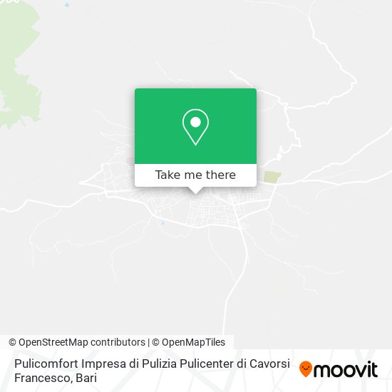 Pulicomfort Impresa di Pulizia Pulicenter di Cavorsi Francesco map