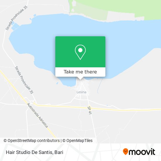 Hair Studio De Santis map