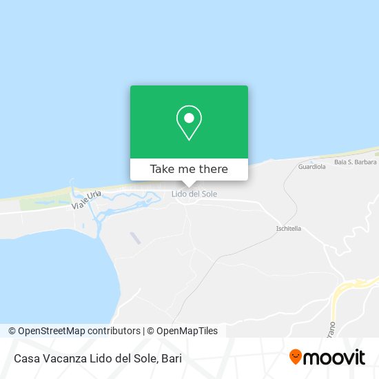 Casa Vacanza Lido del Sole map