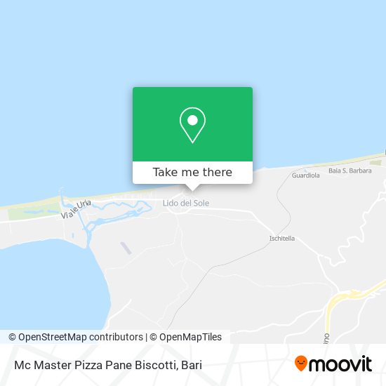 Mc Master Pizza Pane Biscotti map