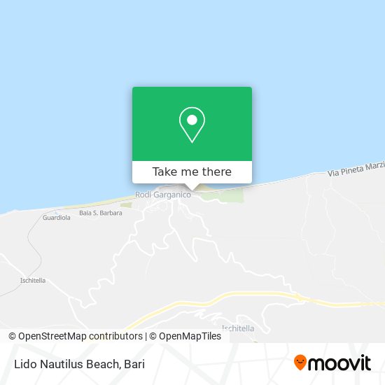 Lido Nautilus Beach map