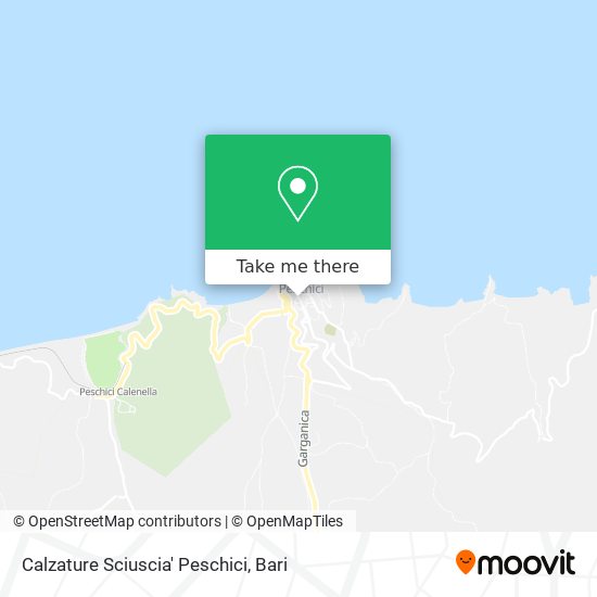 Calzature Sciuscia' Peschici map