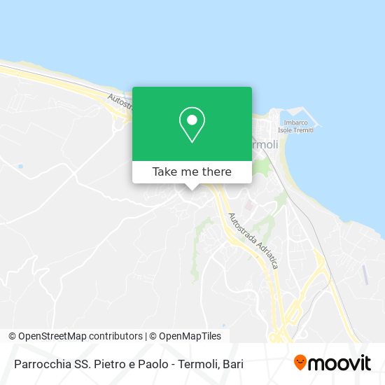 Parrocchia SS. Pietro e Paolo - Termoli map
