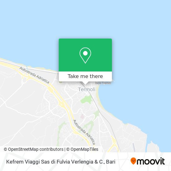 Kefrem Viaggi Sas di Fulvia Verlengia & C. map