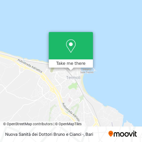Nuova Sanità dei Dottori Bruno e Cianci - map