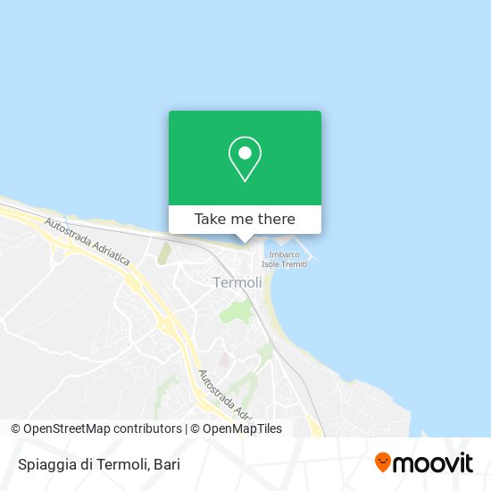 Spiaggia di Termoli map