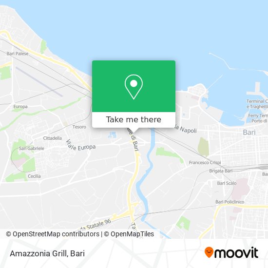 Amazzonia Grill map