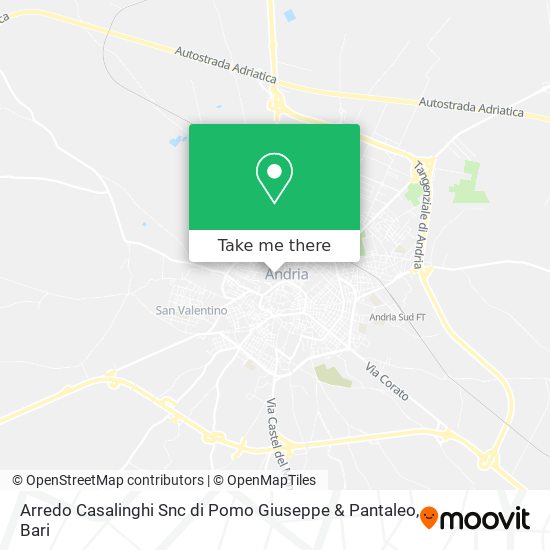 Arredo Casalinghi Snc di Pomo Giuseppe & Pantaleo map