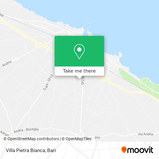 Villa Pietra Bianca map