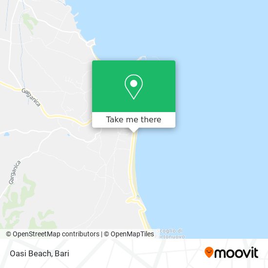 Oasi Beach map