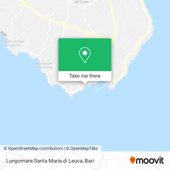 Lungomare Santa Maria di Leuca map