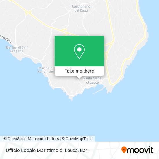 Ufficio Locale Marittimo di Leuca map