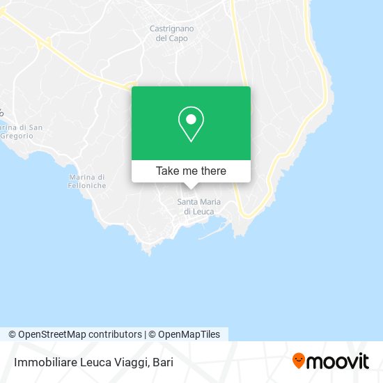 Immobiliare Leuca Viaggi map