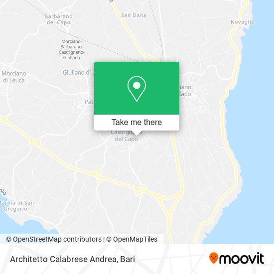 Architetto Calabrese Andrea map