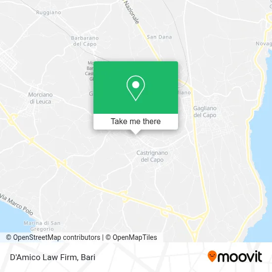 D'Amico Law Firm map