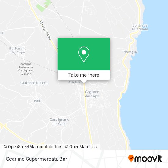 Scarlino Supermercati map