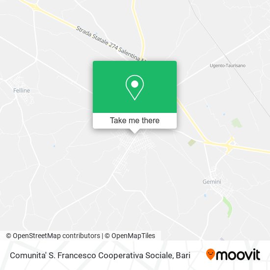 Comunita' S. Francesco Cooperativa Sociale map