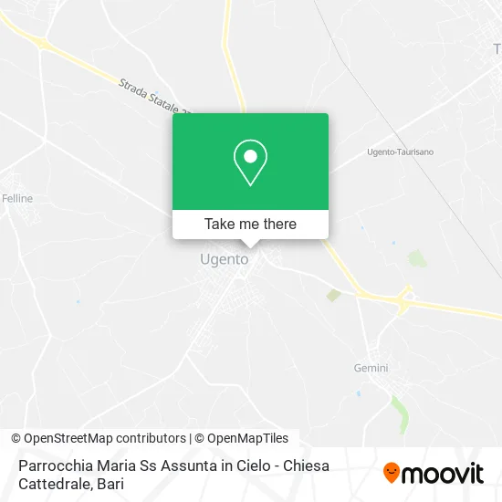 Parish of Maria SS Assunta in Cielo - Cathedral Church map