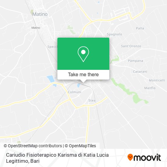 Cariudio Fisioterapico Karisma di Katia Lucia Legittimo map