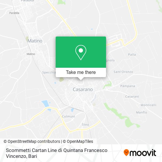 Scommetti Cartan Line di Quintana Francesco Vincenzo map