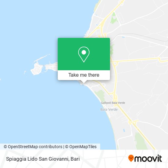 Spiaggia Lido San Giovanni map