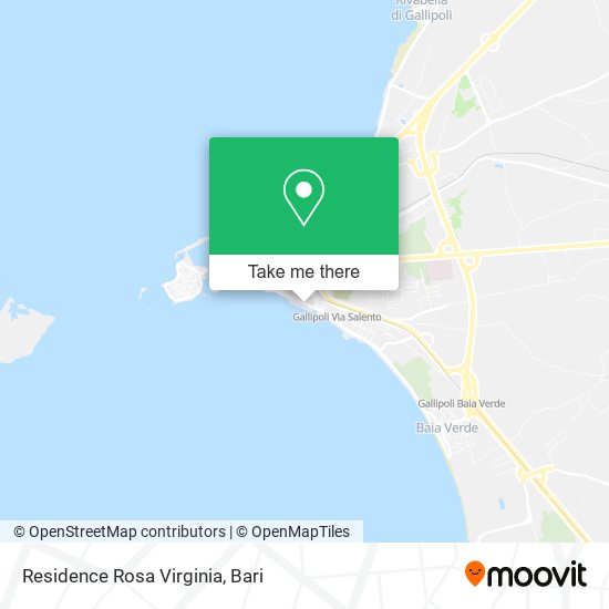 Residence Rosa Virginia map