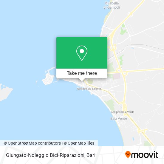 Giungato-Noleggio Bici-Riparazioni map