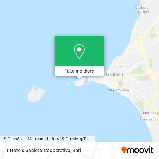 T Hotels Societa' Cooperativa map