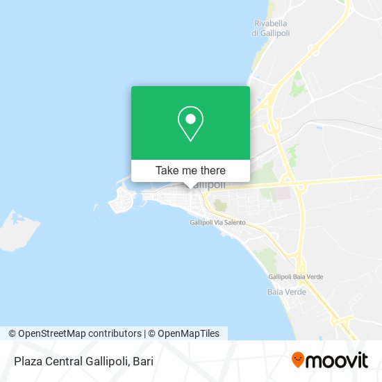 Plaza Central Gallipoli map