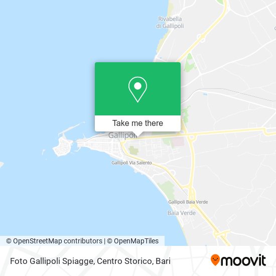 Foto Gallipoli Spiagge, Centro Storico map