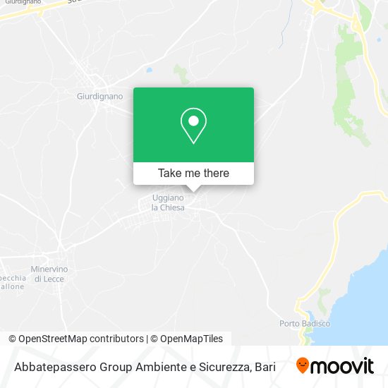 Abbatepassero Group Ambiente e Sicurezza map