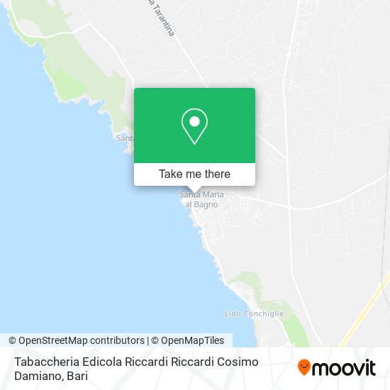 Tabaccheria Edicola Riccardi Riccardi Cosimo Damiano map