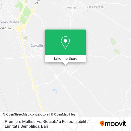 Premiere Multiservizi-Societa' a Responsabilita' Limitata Semplifica map