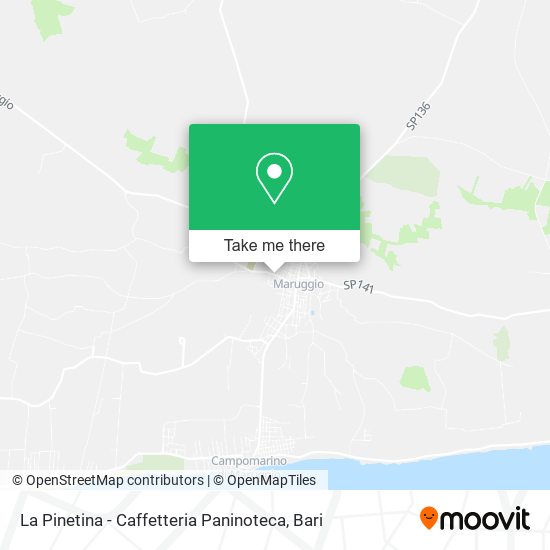 La Pinetina - Caffetteria Paninoteca map
