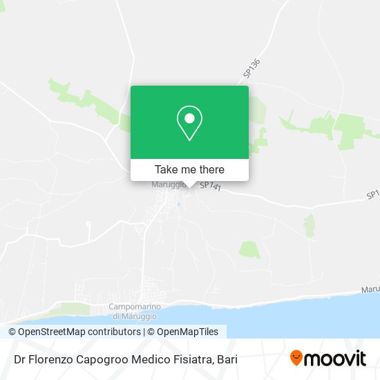 Dr Florenzo Capogroo Medico Fisiatra map