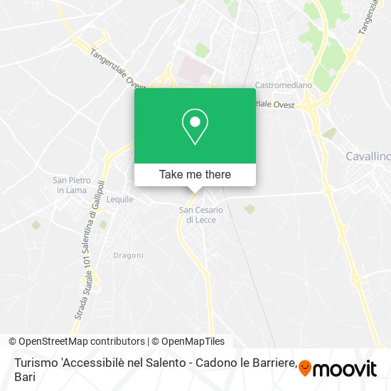 Turismo 'Accessibilè nel Salento - Cadono le Barriere map