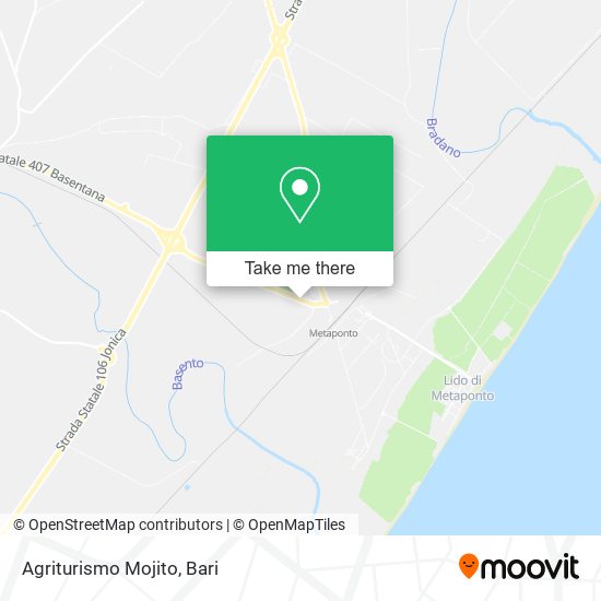 Agriturismo Mojito map