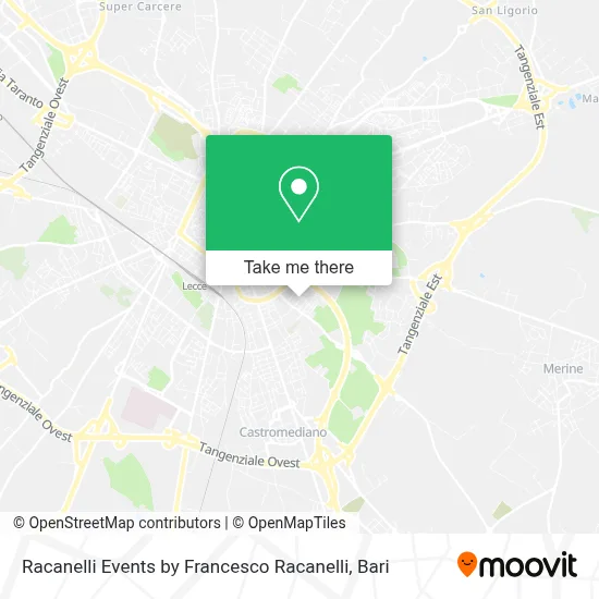 Racanelli Events by Francesco Racanelli map
