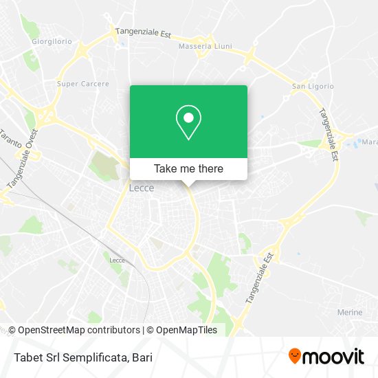 Tabet Srl Semplificata map