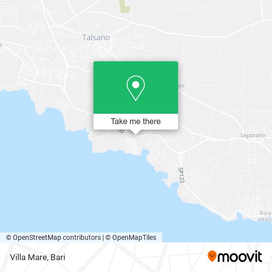 Villa Mare map