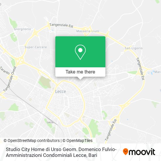 Studio City Home di Urso Geom. Domenico Fulvio-Amministrazioni Condominiali Lecce map