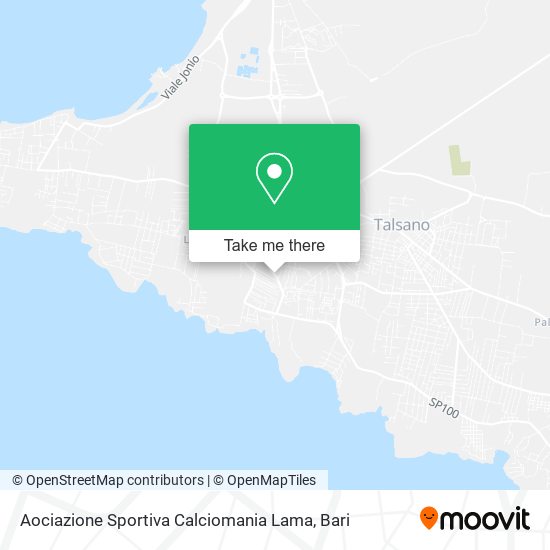 Aociazione Sportiva Calciomania Lama map