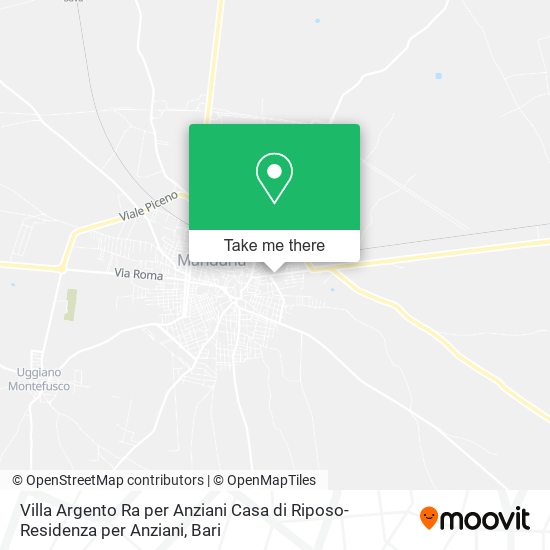Villa Argento Ra per Anziani Casa di Riposo-Residenza per Anziani map