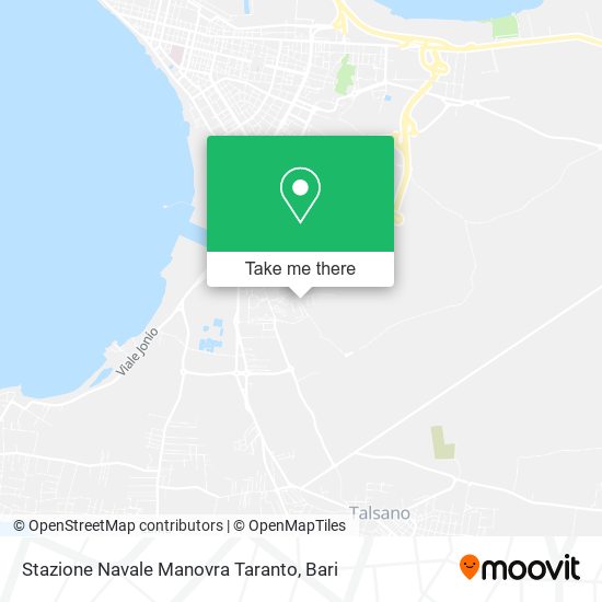 Stazione Navale Manovra Taranto map