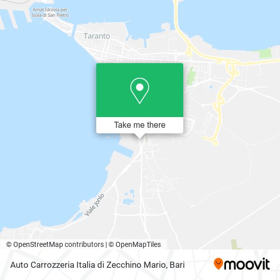 Auto Carrozzeria Italia di Zecchino Mario map