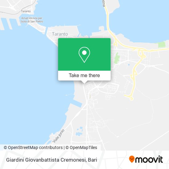 Giardini Giovanbattista Cremonesi map