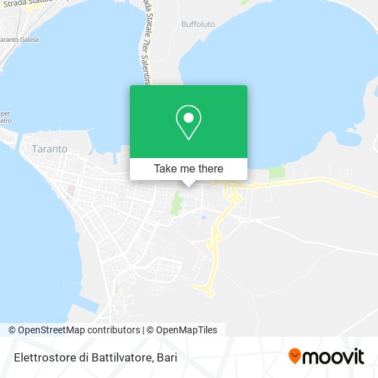 Elettrostore di Battilvatore map