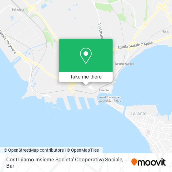 Costruiamo Insieme Societa' Cooperativa Sociale map